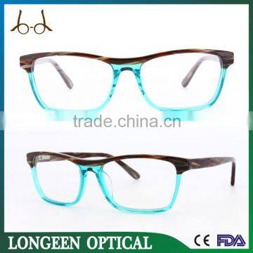 G3011-C1595 China handmade double color korean fashion glasses for men