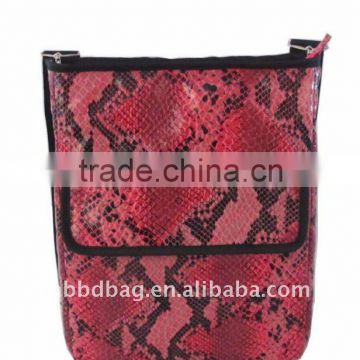 2011 hot sale snake pu messenger bag