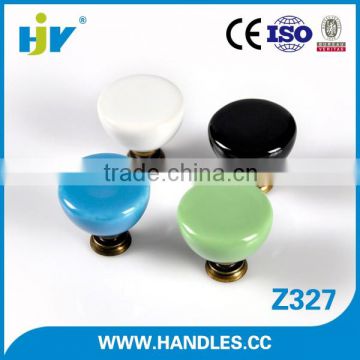 High quality wholesale decorative colorful porcelain knobs