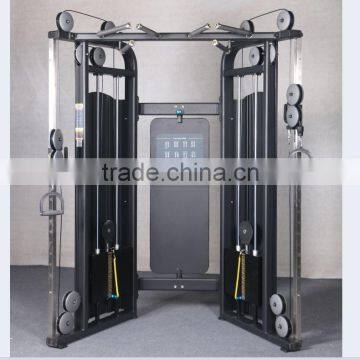 Pin loaded fitness equipment adjustable pully gym fitness equipment