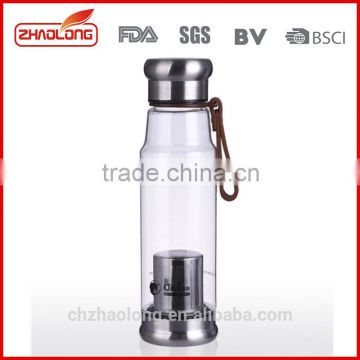 leak proof 500ml water bottle with stainless steel cap