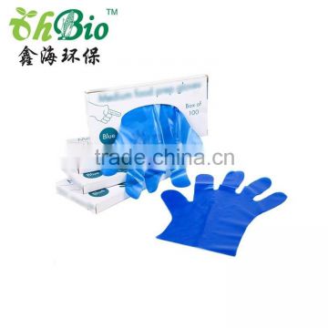 custom eco friendly products biodegradable disposable plastic hand gloves