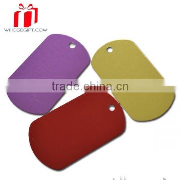 Wholesale Blank Pet Tags With Rectangle Shaped