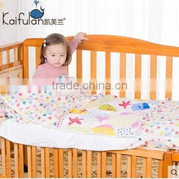 100% cotton baby kids Kindergarten anti kicking sleeping bag quilt for four seasons