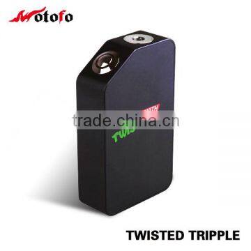 2016 Original Wotofo Newest Wotofo Twisted Tripple Box Mod in parallel tripple 18650 battery