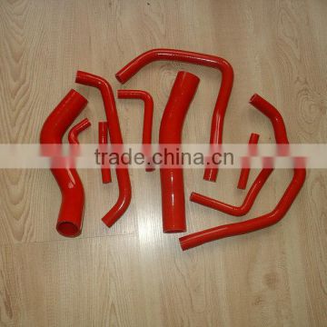 RED silicone radiator hose FOR Toyota Land Cruiser HDJ80 1HD-T/1HD-FT/1HD-FTE 90-97