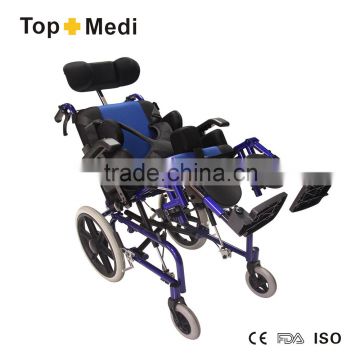 TOPMEDI medical equipment Foldable detachable cp Wheelchair for cerebral palsy