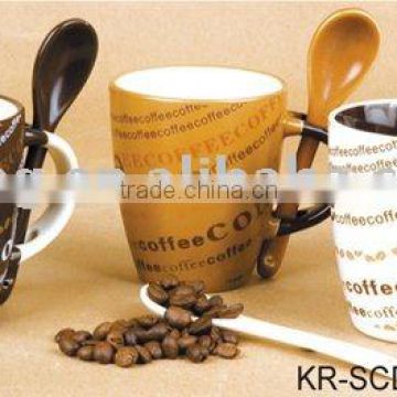 8oz coffee mug&spoon