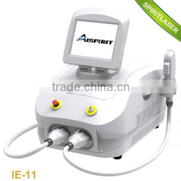 IE-11 Spiritlaser high energy movable screen ipl shr hair removal machine yag laser 500w