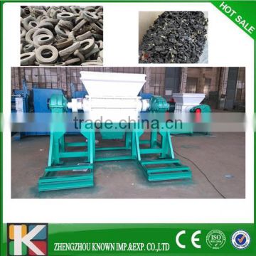 tyre cutting machine/rubber tire crushre and shredder machine for sale/whole waste tyre cutter