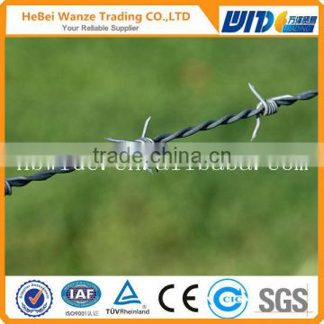 High quality low price galvanized barbed wire /barbed wire fence (CHINA SUPPLIER)