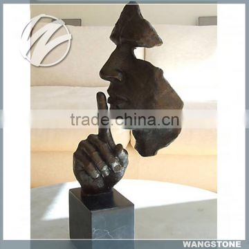 Abstract art design bronze statues life size