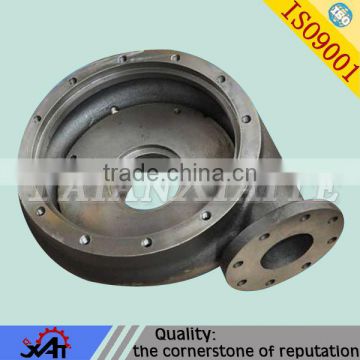 alloy steel casting resin sand casting water pump body for auto engine