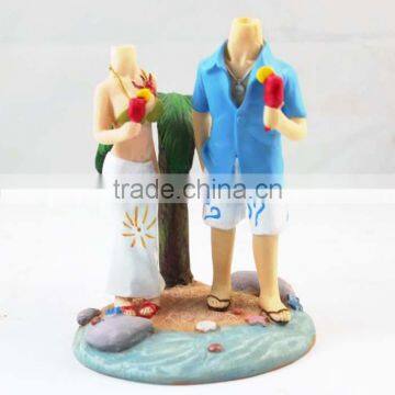 Wine Couple On Sandbeach Bobblehead Body