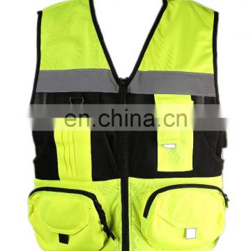 Fluor safety workwear vest
