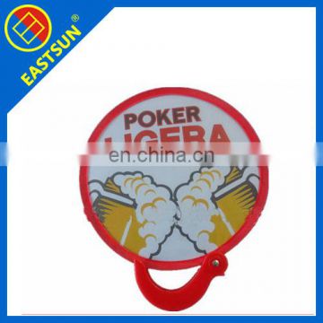 Hot selling customized printing summer foldable fan 190T polyester fan