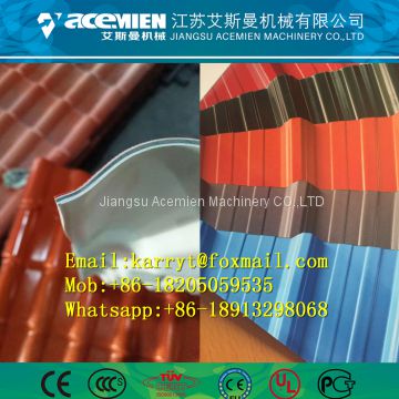 Plastic+ASA composite roof sheet production line