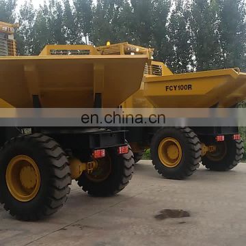 China transport famous engine FCY100 Loading capacity 10 tons front dumper with CE certificate