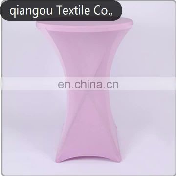 2020  hot sell 100%polyester good elastic cocktail table cover