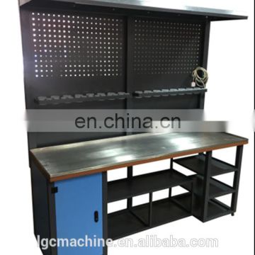 Diesel Service Center Basic workbench extended type stainless steel fabrication work table with under shelf