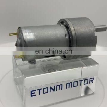 37mm Metal Gear Box 12v 24v DC 7RPM 1600 rpm Reduction Gear Motor with D-Type Shaft