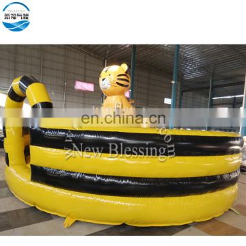 Inflatable tiger bouncer,New Blessing Inflatable Funny animal Park for kids and adults