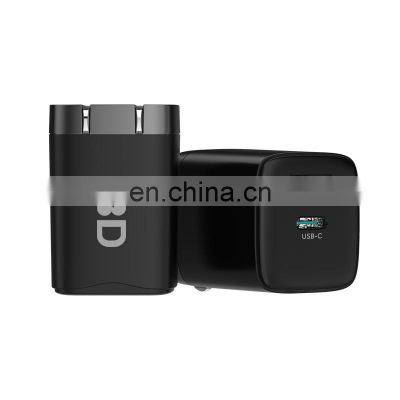 IBD 20w gan usb c pd charger black eu 20w fast charger type c wall charger 20w for xiaomi