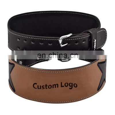 Bodybuilding Weight Lifting Gym Fitness Leather Belts Gym Training Weightlifting Leather Belts