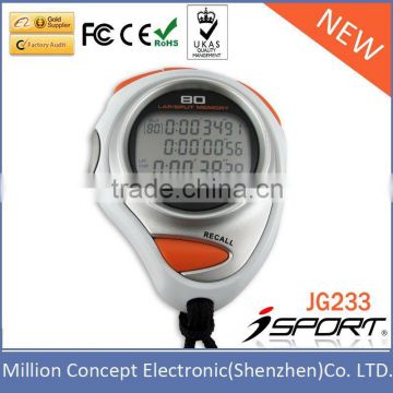 Hot Sale Fitness Colorful Professional Three Rows Stopwatch