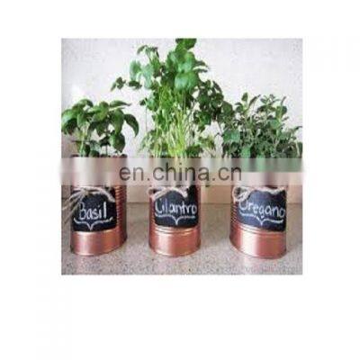 iron metal copper coloure planters