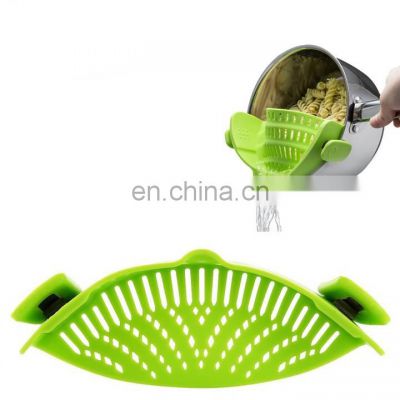 Hot selling Clip-on Silicone Strainer