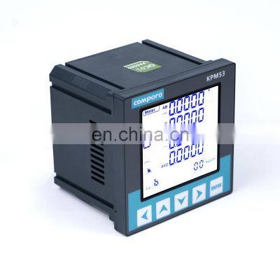 Factory wholesale 3-phase power meter with RS485 port and Modbus-RTU protocol power quality analyzer meter