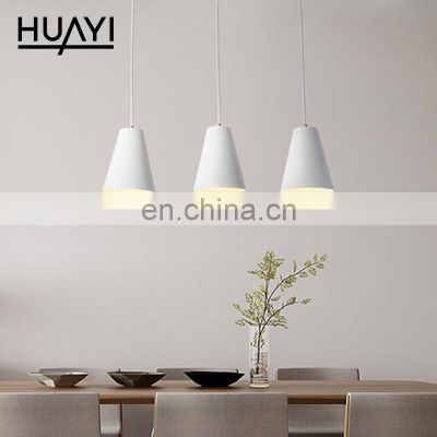 HUAYI Hot Popular Design Dining Room Hotel Modern Hanging Decorative Chandelier Pendant Lamp