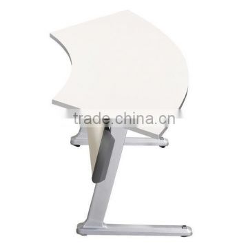 Round aluminum leg office table for sale HD02D-L