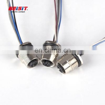 Wiring Harness Connector Types Auto Wiring Harness Electronic Female with Sensor Connector 500 Cycles IP67/IP68 M12A03FB0005