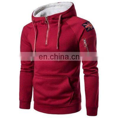 New Style Men's Plain Pullover flag Printed hoodie hooded sweatshirt Fleece Hoodies & Sweatshirts men Hoodies