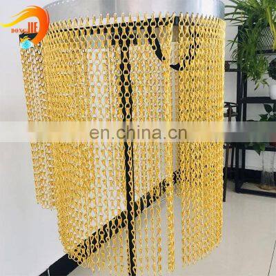 Colorful aluminum chain link curtain Anping supplier