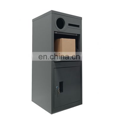Home large package waterproof outside metal steel letter mail mailbox Outdoor Parcel Drop Box Product