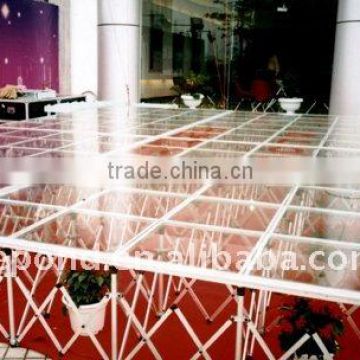 tempered laminated glass for T-show stage
