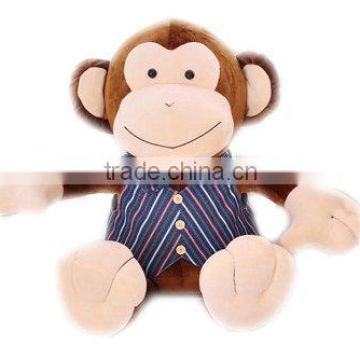 dressing cloth plush monkey toy wholesale