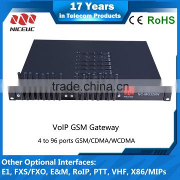 Hot-swap!!! Niceuc 16 ports gsm gateway goip gsm device