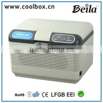 AC/DC Car Fridge 12L with LCD Display for Office