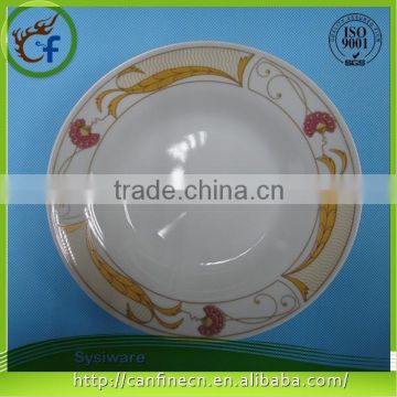 porcelain dessert plate, bulk dinner plate, salad plate for hotels