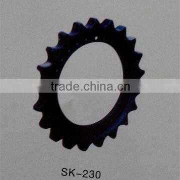 Cast Steel Excavator Sprocket For SK60 SK100 SK120 SK200 SK 210 SK230 SK260