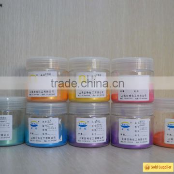 Free sample cosmetic grade chromatic pearl pigment pvc pigment