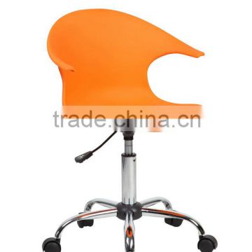 colored PP new material swivel office chair