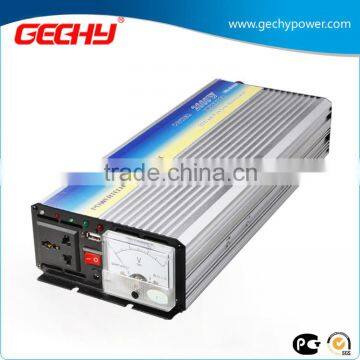 HYP-2000W 12v-230v DC to AC pure sine wave car power inverter with volt meter