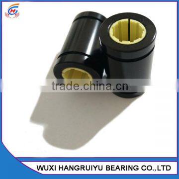 cylindrical in shape 25mm bore plastic linear bearings LIN-01R-25 with open ends on robotic assembly lines