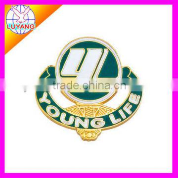 18kt gold plated cloisonne high quality advanced lapel pins LYLP-005