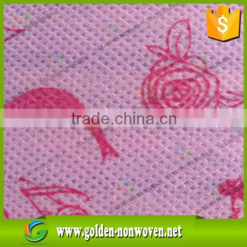Waterproof printed pp spunbond nonwoven fabric /pp non woven fabric for printed pp nonwoven fabric material for face mask